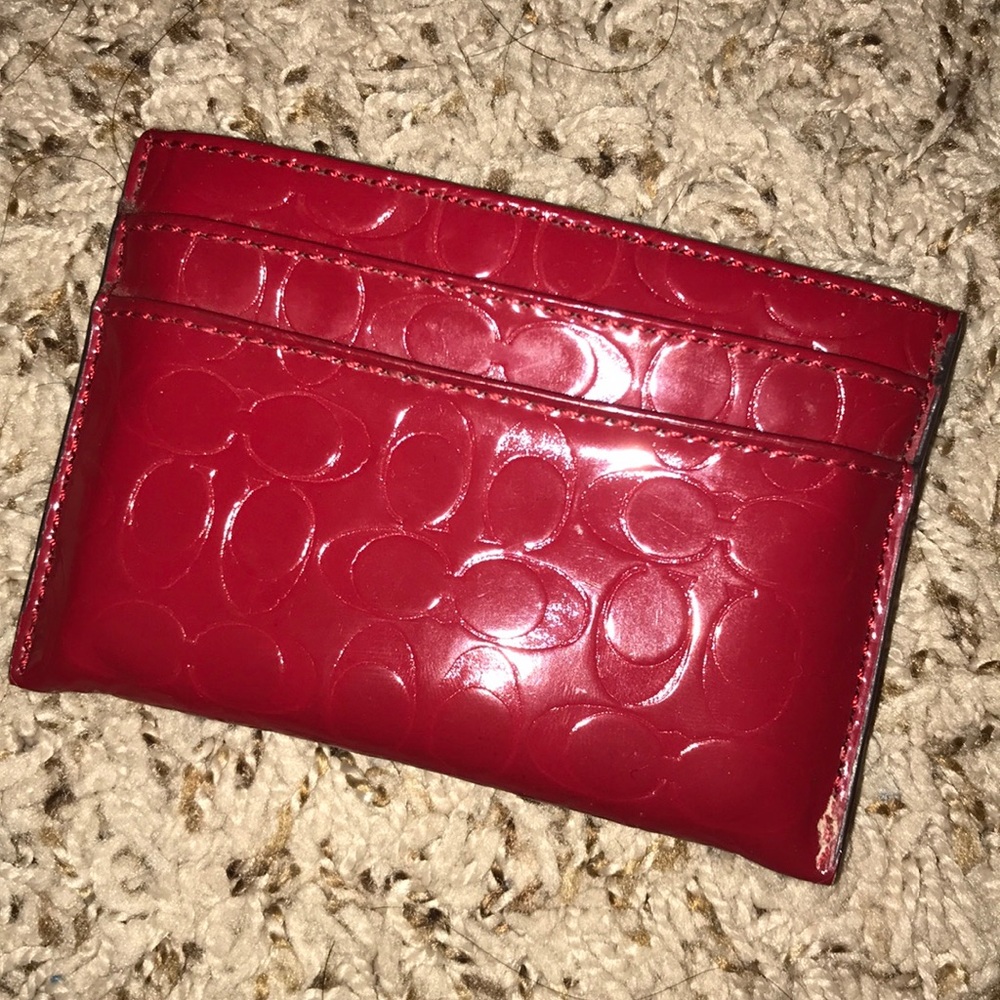 Coach card holder!